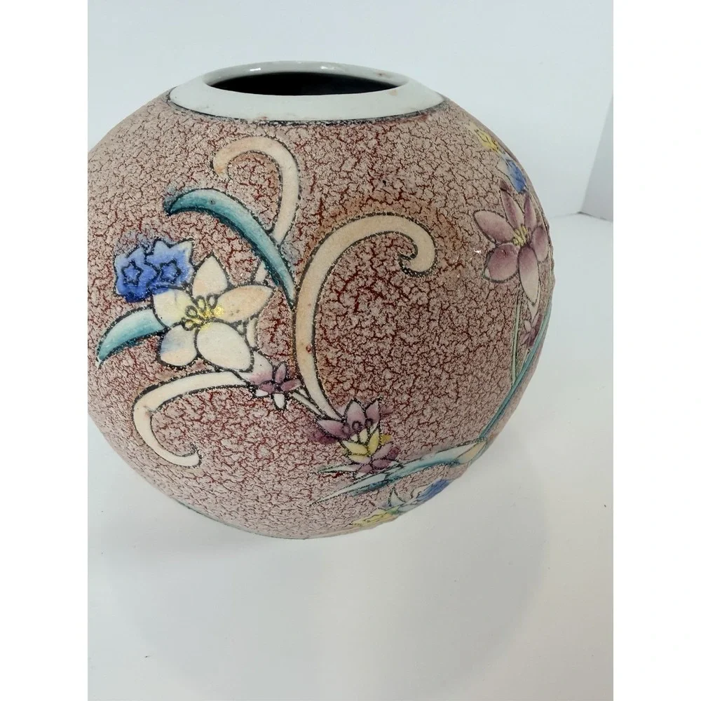 Chinese‎ stone finish family rose porcelain vase